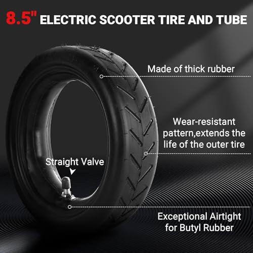 8.5" Electric Scooter Tire and Tube Replacement Set
