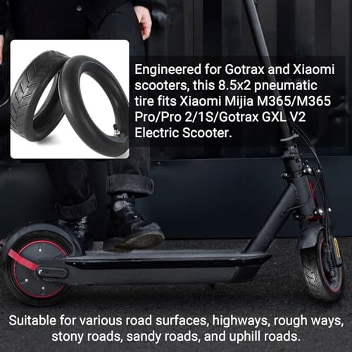 8.5" Electric Scooter Tire and Tube Replacement Set