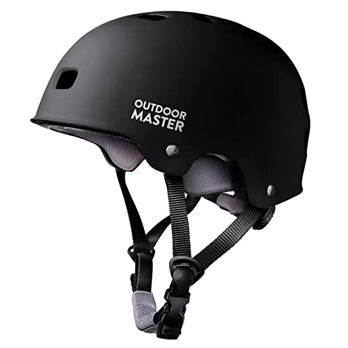 OutdoorMaster Multi-Sport Helmet for All Ages - Black