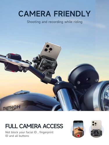 Bovemanx Military Anti-Vibration Phone Mount for Scooters
