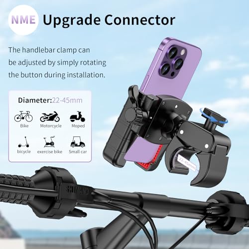 360° Motorcycle Phone Mount for Scooters and Bikes