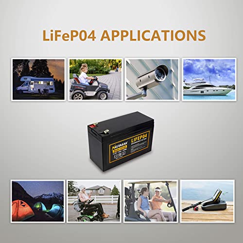 NERMAK 12V 10Ah Lithium Iron Deep Cycle Batteries