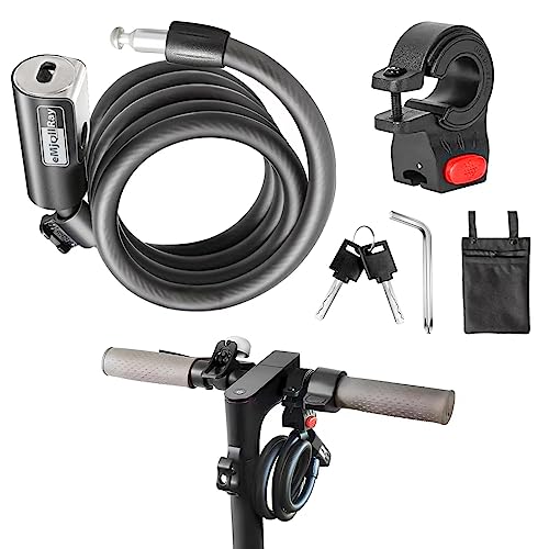 eMjollRay 4-Foot Electric Scooter Anti-Theft Lock