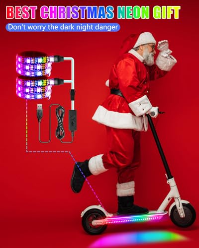 Keiurot RGB LED Light Strips for Scooters