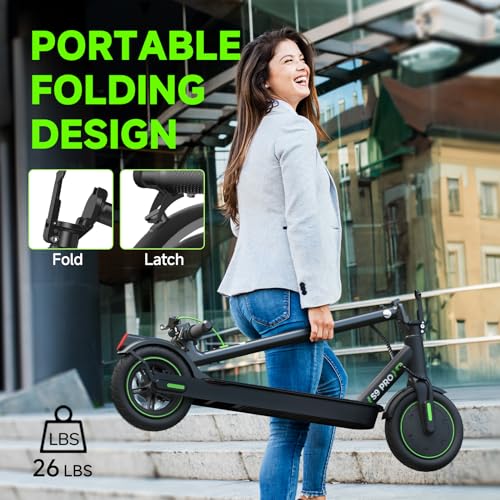 Isinwheel Electric Scooter: 19/21MPH, 38 Miles Range