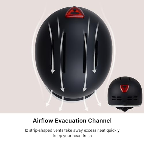 Exclusky USB Rechargeable Urban Bike Helmet