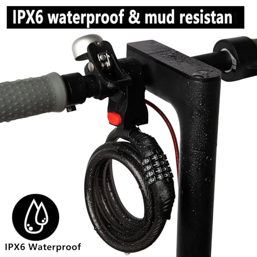 Secure 4ft Combination Lock for Electric Scooters