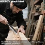 4-Piece Wood Chisel Set with Oxford Bag