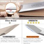 4-Piece Wood Chisel Set with Oxford Bag