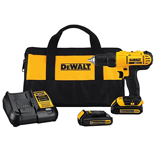 DEWALT 20V Compact Cordless Drill/Driver Kit