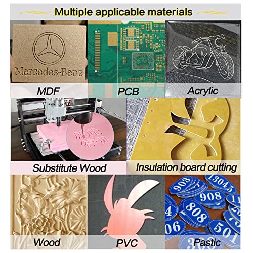 3018 Pro Woodworking CNC Router Kit - Mini Desktop
