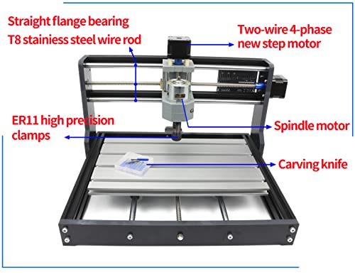 3018 Pro Woodworking CNC Router Kit - Mini Desktop