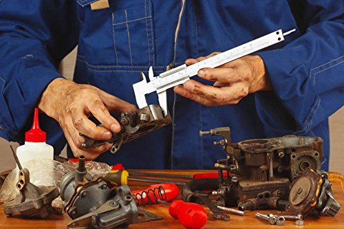 6" Stainless Steel Vernier Caliper - Precision Woodworking Tool