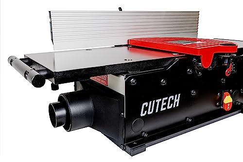 Cutech Spiral Cutterhead Jointer: 10-Inch, Cast Iron Tables