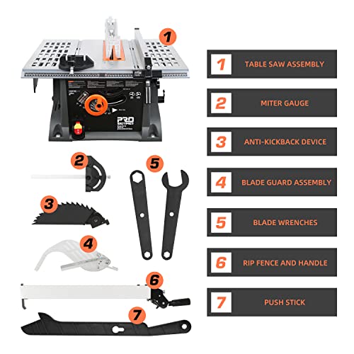 Prostormer 10" Table Saw with Stand