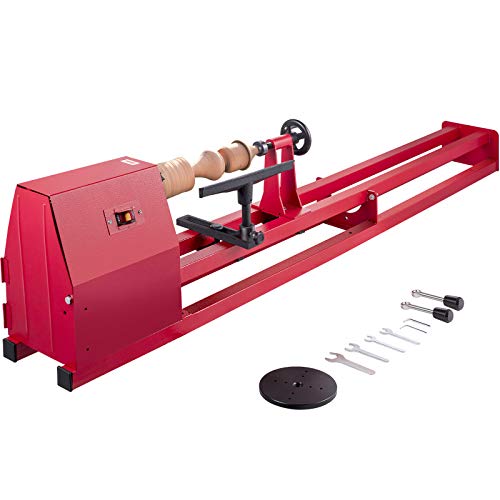 14''x40'' Wood Lathe Machine with 3 Chisels