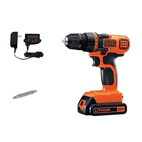 BLACK+DECKER Cordless Drill/Driver + 30 pc. Kit