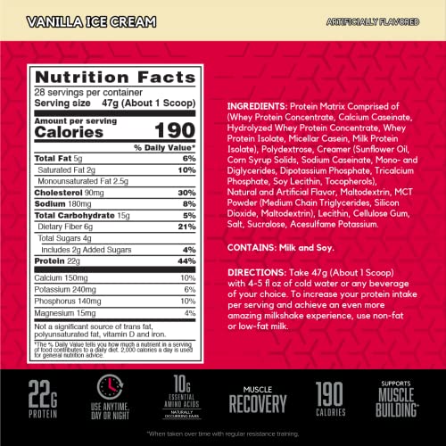 BSN Syntha 6 Vanilla Whey Protein Powder 2.91lb