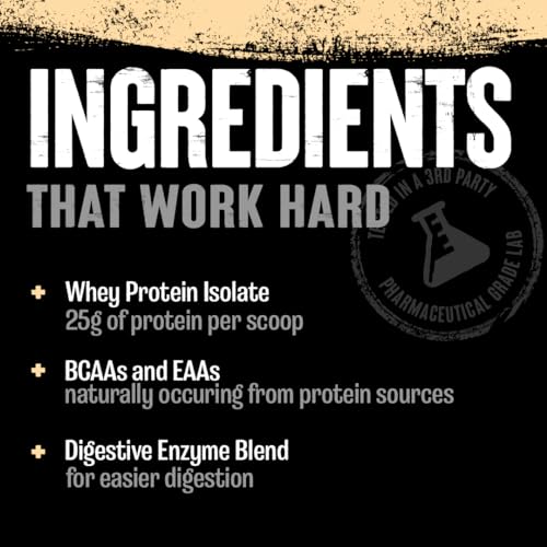 Animal Whey Isolate Protein Powder - Chocolate 4 lbs