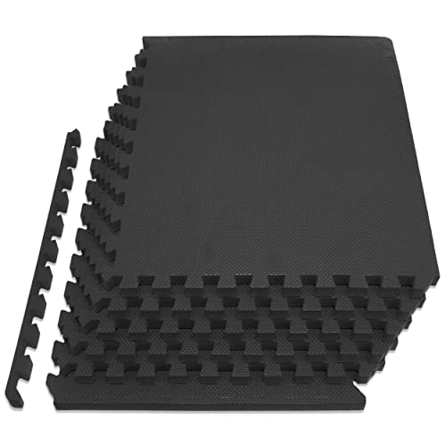 ProsourceFit Extra Thick Puzzle Exercise Mat Set