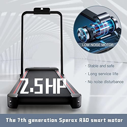 Sperax 3-in-1 Folding Treadmill in Black/Red