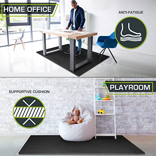 ProsourceFit Extra Thick Puzzle Exercise Mat Set