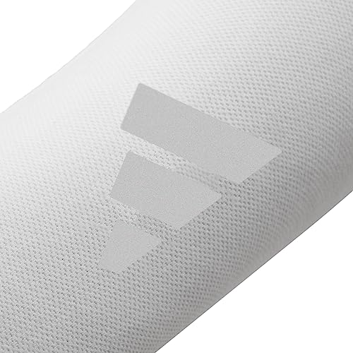 adidas White Unisex Arm Sleeves, Small/Medium US Size