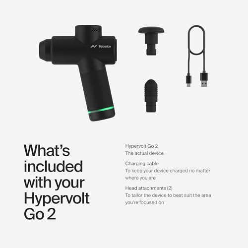 Hyperice Hypervolt Go 2 Massage Gun in Black