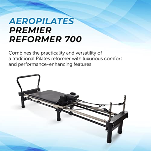 AeroPilates Premier Studio Reformer with Cardio Rebounder, Black