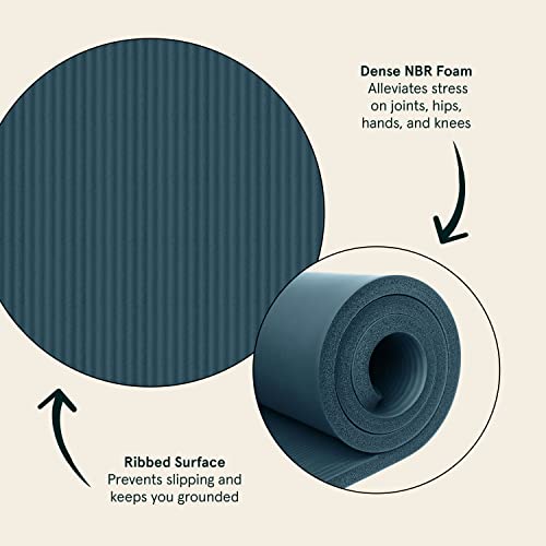 Retrospec Solana 1" Thick Non-Slip Yoga Mat