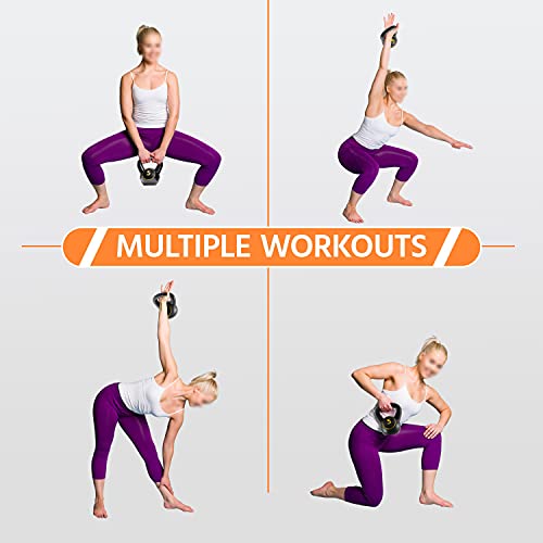 Yaheetech 4-Piece Kettlebell Set for Strength Training