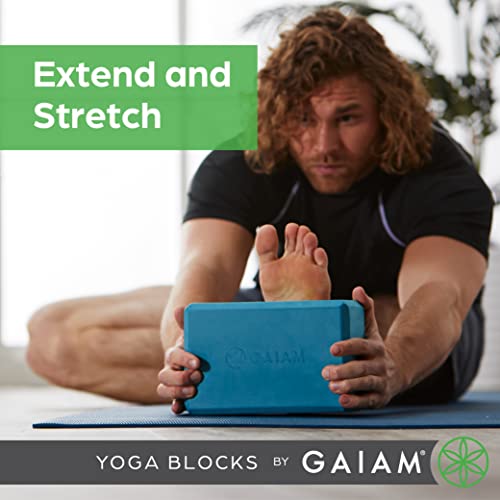Gaiam Latex-Free Yoga Block for Stability and Balance