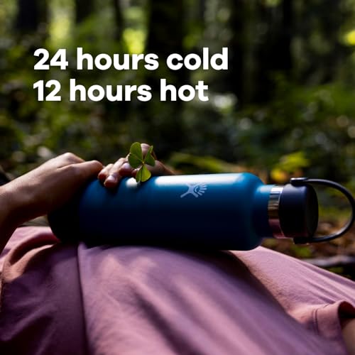 Black 21oz Hydro Flask Standard Flex Cap