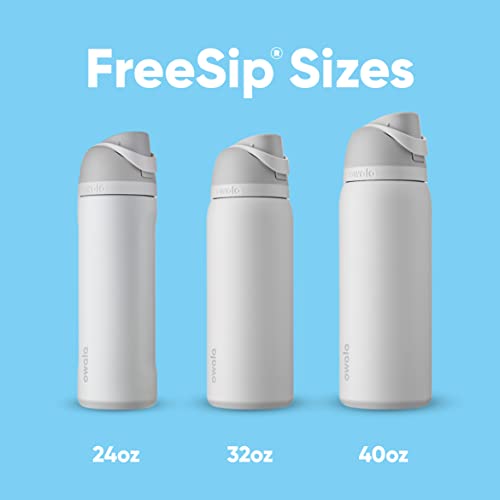 Owala FreeSip Insulated Stainless Steel Water Bottle, BPA-Free