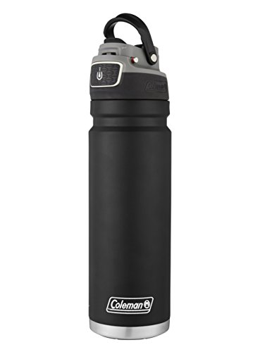 Coleman AUTOSEAL FreeFlow Stainless Steel Water Bottle Black