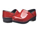 Red Patent Professional Clogs for Women, Size 41