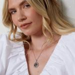 Engravable Pink Nurse's Prayer Pendant Necklace