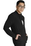 Cherokee Men's Black Zip Front Scrubs Jacket, XL