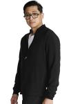 Cherokee Men's Black Zip Front Scrubs Jacket, XL