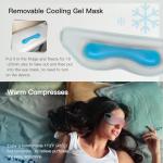 Heated Cooling Eye Mask for Migraine Relief