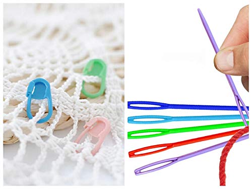 18 Pairs Bamboo Circular Knitting Needles Set, 36PCS Single Pointed