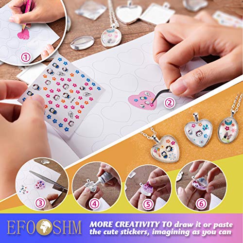 Girls DIY Jewelry Making Kit with Necklace & Bracelet