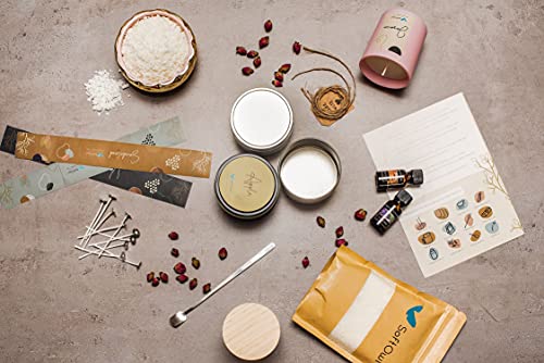 Complete DIY Candle Making Kit - Soy Wax, Scents, Dyes