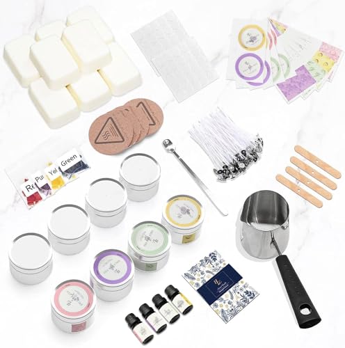 DIY Candle Making Kit Adults Kids Soy Wax