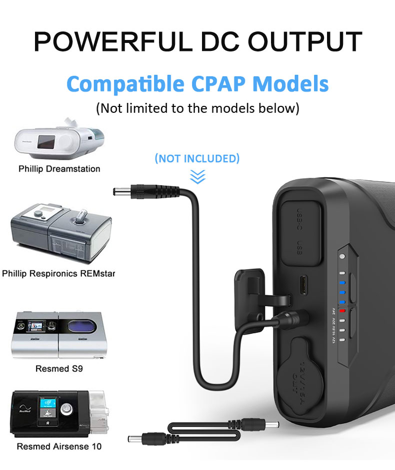 Portable Solar Power Bank for Laptop/CPAP