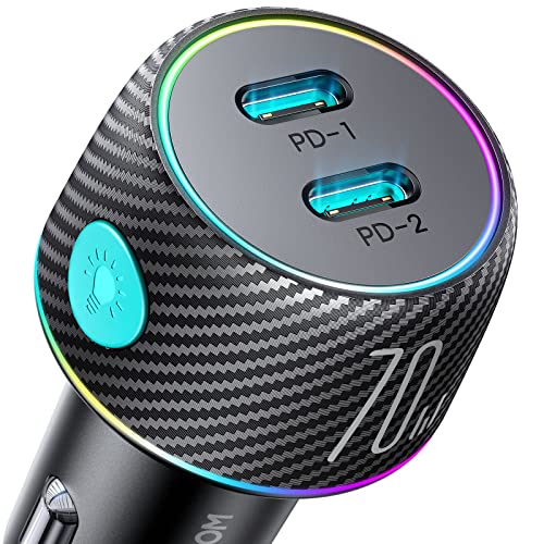Double Fast USB C Car Charger - JOYROOM
