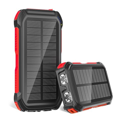 Hiluckey Solar Power Bank Charger: Fast Charging, Portable