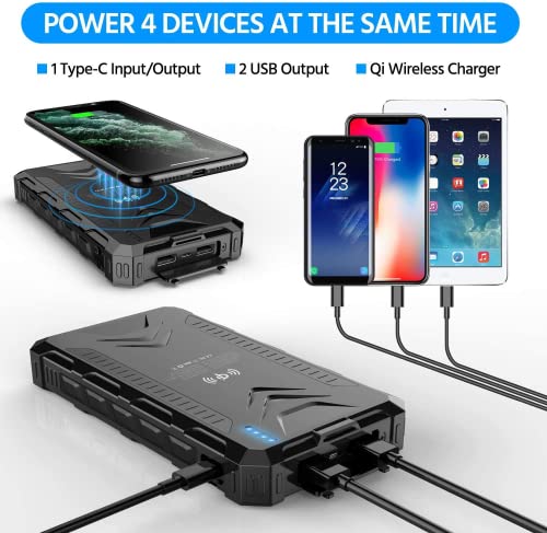 Wireless Solar Charger with Huge Capacity