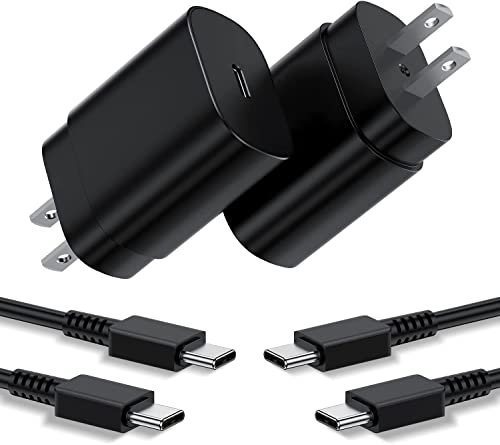 25W Type C Dual Charger & Cable Combo