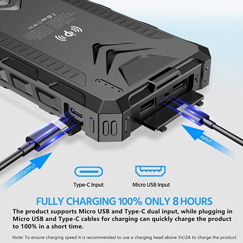 Wireless Solar Charger with Huge Capacity